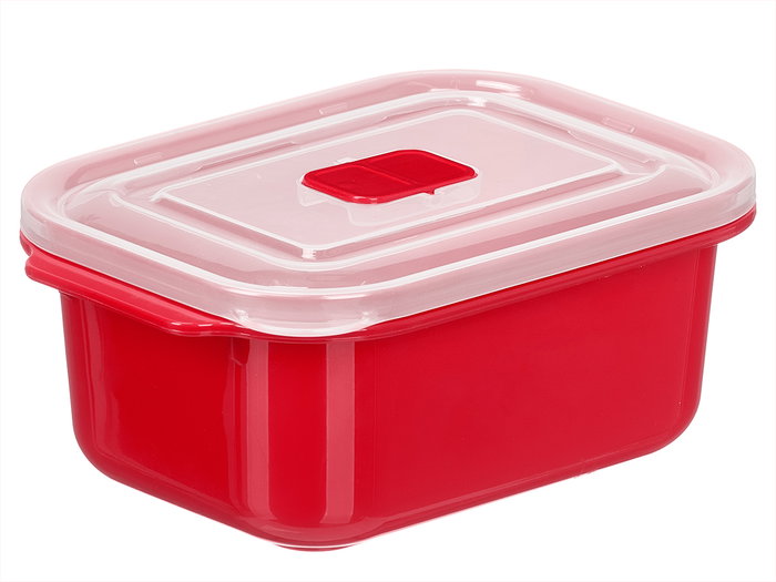 LEKNES Boîte de conservation rouge 1 L