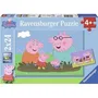 Ravensburger - Puzzles Peppa Pig - La vie de famille - 2 puzzles de 24 pièces chacun - À partir de 4 ans