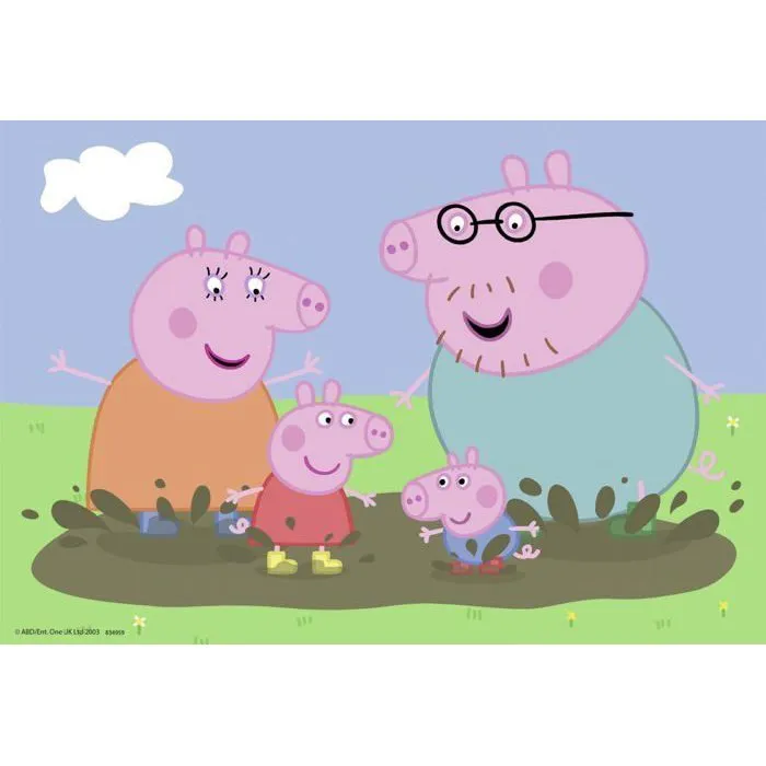 Ravensburger - Puzzles Peppa Pig - La vie de famille - 2 puzzles de 24 pièces chacun - À partir de 4 ans