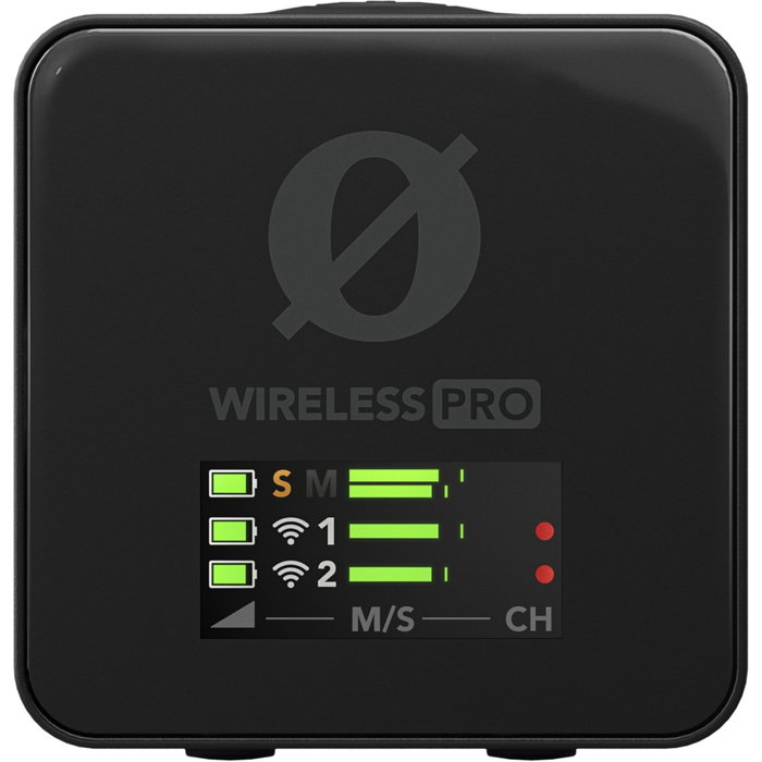 RØDE Wireless PRO - Système de microphones sans fil noir RØDE Wireless PRO - Système de microphones sans fil noir