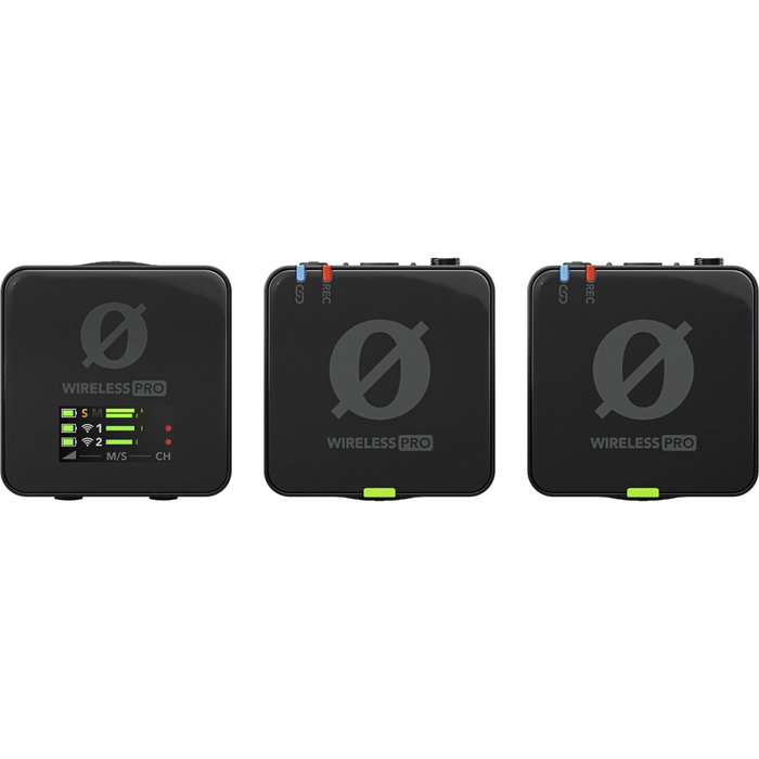 RØDE Wireless PRO - Système de microphones sans fil noir RØDE Wireless PRO - Système de microphones sans fil noir