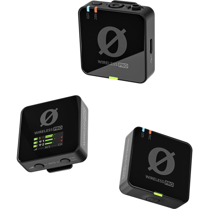 RØDE Wireless PRO - Système de microphones sans fil noir RØDE Wireless PRO - Système de microphones sans fil noir