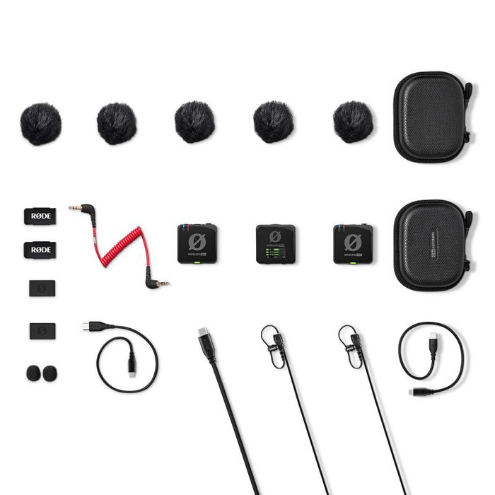 RØDE Microphone Wireless Pro Noir (WIPRO) - Microphone sans fil professionnel avec connectivité Bluetooth et USB RØDE Microphone Wireless Pro Noir (WIPRO) - Microphone sans fil professionnel avec connectivité Bluetooth et USB