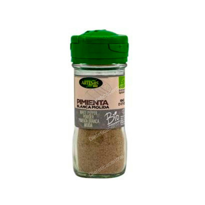 ARTEMIS BIO Poivre blanc moulu BIO 40g ARTEMIS BIO Poivre blanc moulu BIO 40g