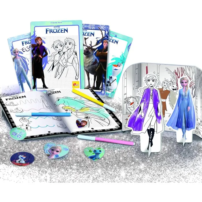 Lisciani Giochi Sac à dos école de dessin et coloriage Frozen