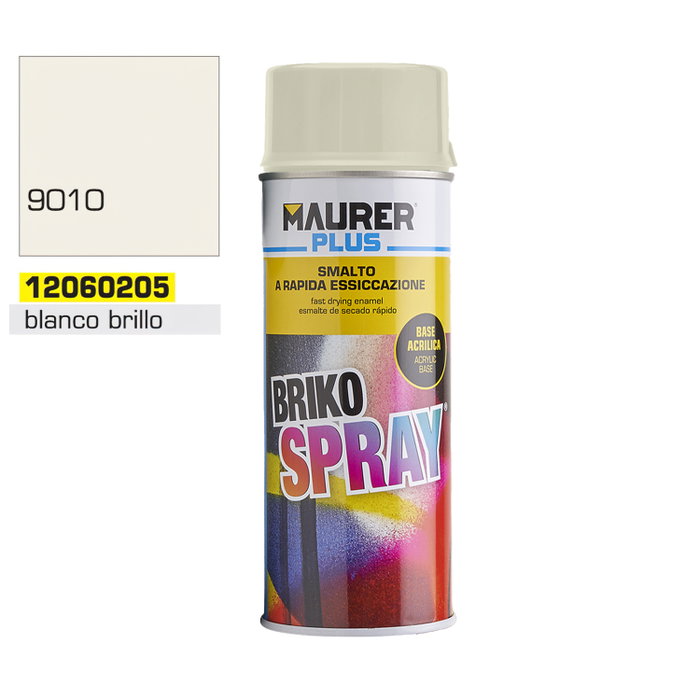 MAURER Spray blanc brillance profonde 400 ml MAURER Spray blanc brillance profonde 400 ml