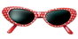 My Other Me Gafas Años 50 Rojas talla única
