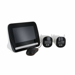 Dio Connected Home Kit de vidéosurveillance avec 2 caméras sans fil et écran LCD 7 pouces