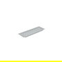 HERRAJES ALK Grille de ventilation pour plinthe en aluminium finition Chrome mat 225x70 mm