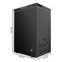 Congélateur Cecotec Bolero CoolMarket Chest 99 Black