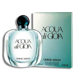 Giorgio Armani Acqua Di Gioia Eau de Parfum Vaporisateur pour Femme 100 ml - Fraîche, Florale et Fruitée, Limon Amalfi, Jasmin