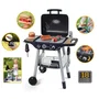 Smoby - Barbecue Grill pour Enfant avec Plancha, 18 Accessoires, Flammes Rétractables et Sons - Jeu d'Imitation Fabriqué en France