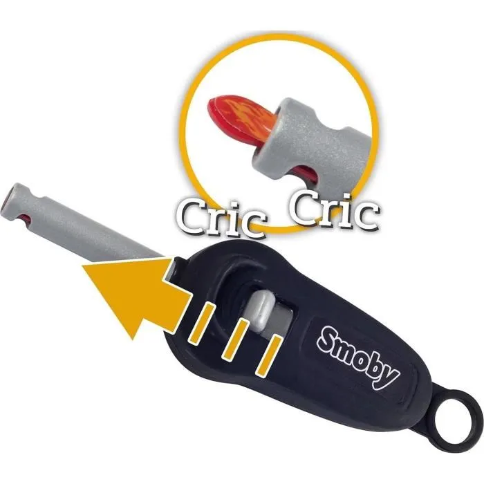 Smoby - Barbecue Grill pour Enfant avec Plancha, 18 Accessoires, Flammes Rétractables et Sons - Jeu d'Imitation Fabriqué en France Smoby - Barbecue Grill pour Enfant avec Plancha, 18 Accessoires, Flammes Rétractables et Sons - Jeu d'Imitation Fabriqué en France