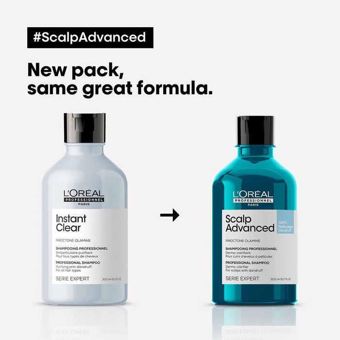 L'Oréal Professionnel Paris Scalp Advanced Shampooing Antipelliculaire et Purifiant 300 ml