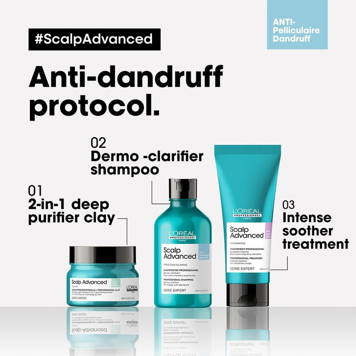 L'Oréal Professionnel Paris Scalp Advanced Shampooing Antipelliculaire et Purifiant 300 ml