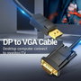 Vention Adaptateur DisplayPort vers VGA HBLBJ Noir 5 m