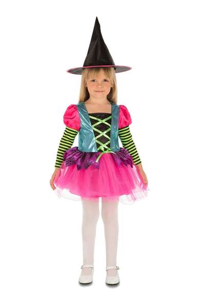 My Other Me Déguisement de Sorcière pour Enfant - Taille 4-6 ans / Âge 5-6 ans (Robe et Chapeau) My Other Me Déguisement de Sorcière pour Enfant - Taille 4-6 ans / Âge 5-6 ans (Robe et Chapeau)
