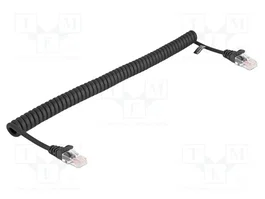 DELOCK Câble Ethernet Patch Cord Cat 5e Spiral 0,6m
