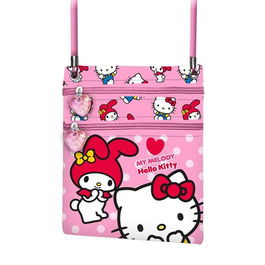 Sac à Bandoulière Hello Kitty Rose 17 x 15 x 4 cm