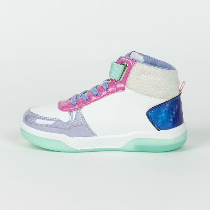 Cerdá Chaussure de sport enfants avec semelle PVC et lumières, modèle Stitch T029 - Taille 29 - Blanc