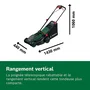 Bosch Tondeuse électrique sans fil ROTAK18V2-38 avec 2 batteries 4Ah, chargeur et coupe de 38 cm - 06008B9M00, 18V