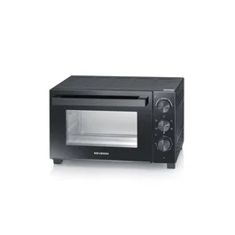 SEVERIN TO 2075 Mini four électrique chaleur tournante 1500W 30L Noir - Cuisson uniforme et précise