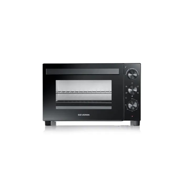 SEVERIN TO 2075 Mini four électrique chaleur tournante 1500W 30L Noir - Cuisson uniforme et précise