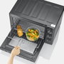 Severin TO 2075 Mini-four avec chaleur tournante, 30 L, Noir
