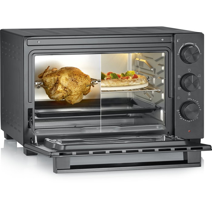 Severin TO 2075 Mini-four avec chaleur tournante, 30 L, Noir Severin TO 2075 Mini-four avec chaleur tournante, 30 L, Noir