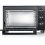 Severin TO 2075 Mini-four avec chaleur tournante, 30 L, Noir