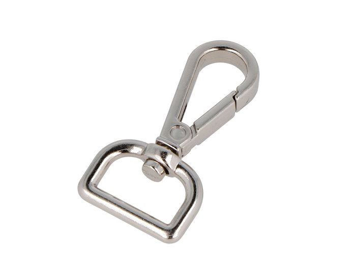 Innspiro Mousqueton à Anneau en D Zamak Nickel 19,5 mm (Lot de 5) Innspiro Mousqueton à Anneau en D Zamak Nickel 19,5 mm (Lot de 5)