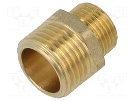 GEBO Mamelon de réduction mâle-mâle G 1/2'' - G 3/8'' en laiton CW617N