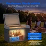 Medion MD370027 Glacière électrique 28L - Réfrigérateur et congélateur à compresseur, classe C, 45 dB, compact