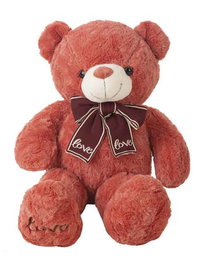 Creaciones Llopis - Peluche Oso Flashes 75 cm - Ours en peluche en polyester avec deux couleurs assorties aléatoirement - Pour enfant dès 3 ans