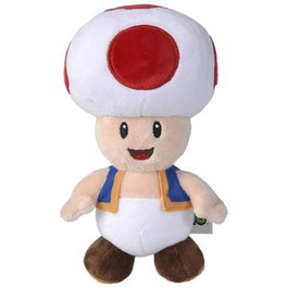 Peluche Toad 20 cm Super Mario Nintendo, Officiel, Licencié, Doux et Câlin, Jouet Collection