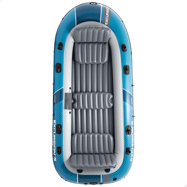 Intex Barco Excursion 5 personnes avec rames en aluminium et pompe Intex Barco Excursion 5 personnes avec rames en aluminium et pompe