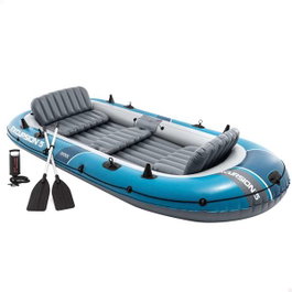 Intex Barco Excursion 5 personnes avec rames en aluminium et pompe