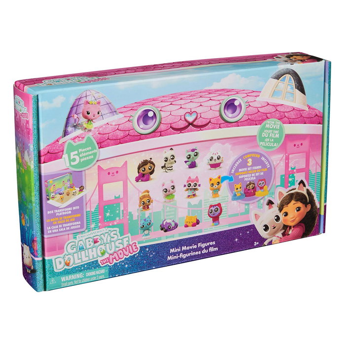 Spin Master - Figurines Miniatures La Casa de Gabby Le Film - Pack de 15 Personnages - Jouet Enfants 3 ans et plus - Réf. 6073717
