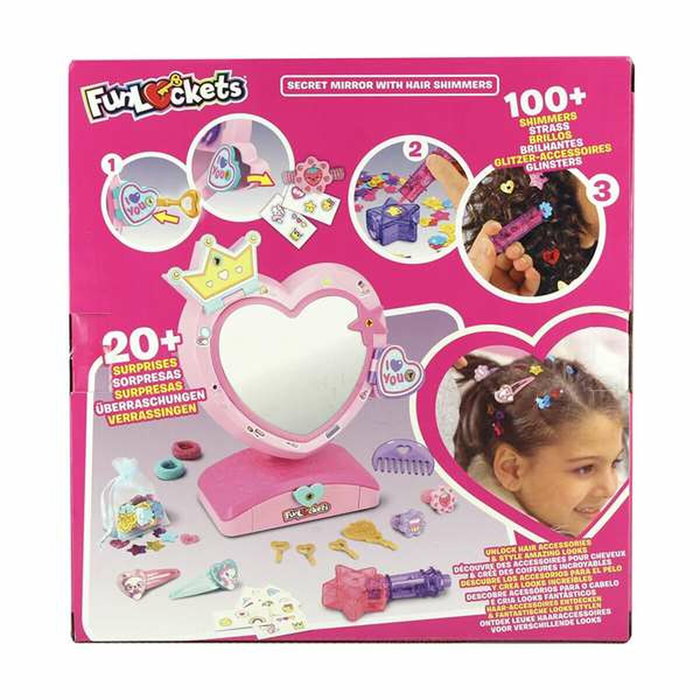 Funlockets Mon miroir secret rose avec plus de 20 surprises