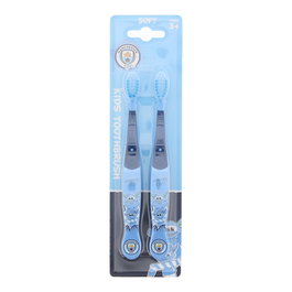 Epl - Set de 2 Brosses à Dents Manchester City pour Enfants - Bleu