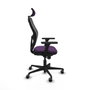 Piqueras y Crespo Chaise de Bureau avec Appui-tête Jorquera 3D036G2 Violet