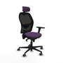 Piqueras y Crespo Chaise de Bureau avec Appui-tête Jorquera 3D036G2 Violet