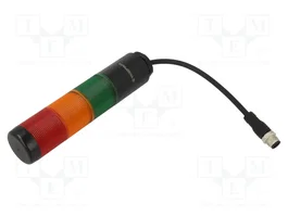 WERMA Colonne de signalisation LED rouge/orange/vert Kompakt 37