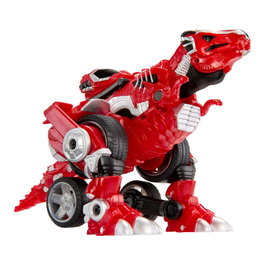 Armorsaurs Evolver Ajax - Figurine 2 en 1 Rouge - Conversion Dinosaure / Véhicule