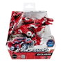 Armorsaurs Evolver Ajax - Figurine 2 en 1 - Rouge - Conversion Dinosaure / Véhicule