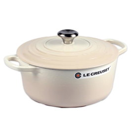 Le Creuset Signature Roaster rond 26cm blanc
