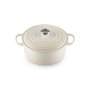 Le Creuset Signature Roaster rond 26cm blanc