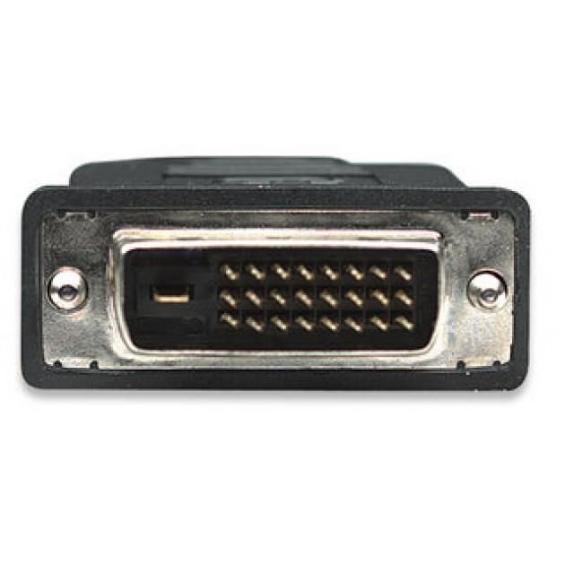 Techly Câble vidéo HDMI vers DVI-D M/M 1,8 m - Connectique dorée - Haute définition 1080p - Blindé contre les interférences