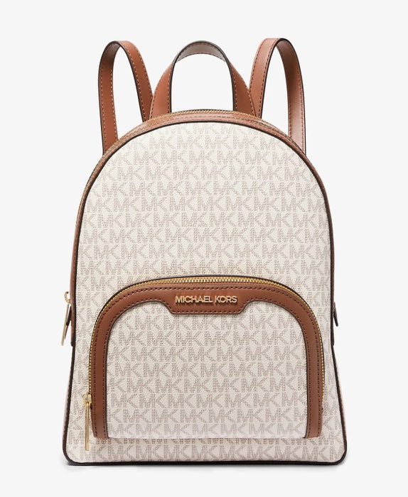 MICHAEL KORS Sac à dos Jaycee 35S2G8TB2B-VANILLA en cuir gris MICHAEL KORS Sac à dos Jaycee 35S2G8TB2B-VANILLA en cuir gris