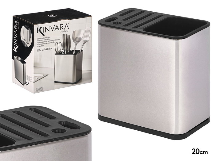 Kinvara Porte-ustensiles Acier 19.5x20x11.8 cm (Set de 12) Kinvara Porte-ustensiles Acier 19.5x20x11.8 cm (Set de 12)